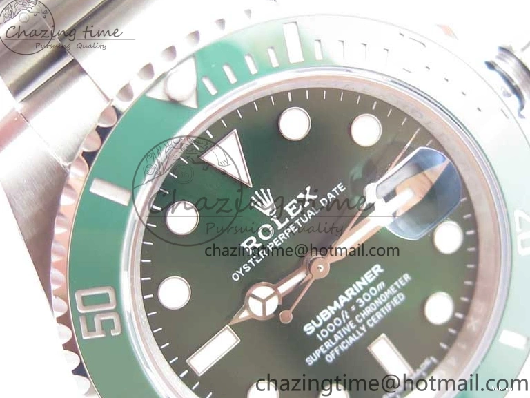 116610 Edition Ceramic Submariner Steel 316L Best Green LV Noob V10.5 1:1 0123